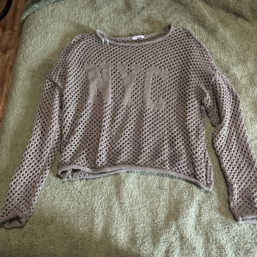 Gray NYC Knit Sweater